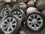 Super premium 20" chrome rims. Chrome Rims & All Weather Tires