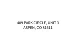 Aspen<br/>2 bedroom ensuite bath