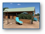 36' Custom 2-stall Shed with 12' x 12' tack room * Preifert 10' & 12' panels & gates * Misc. gates, fencing materials * John Deere Auger * Horse Tack- Adult & Colt Size * Patio materials, river rock etc. Come & See for yourself! Appt Only